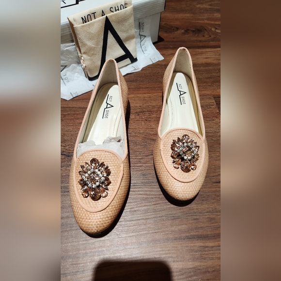 Women's Loafer Palha Nude Rose Not A Shoe Size 7 - Picture 3 of 15